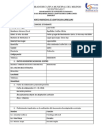 Documento Indicidual de Adaptacion Curricular