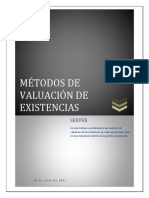 MEtodos de Valuacion NIC 2 Existencias