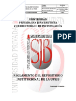 Reglamento Repositorio Institucional RR N 478 2016 UPSJB de 09.11.2016 PDF