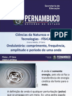 Ondulatória Comprimento, Frequência, Amplitude e Período de Uma Onda