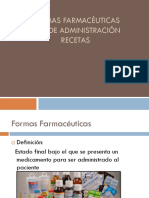 Formas Farmacéuticas