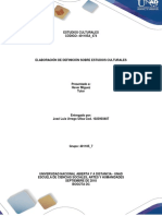 Unidad 1 - Paso 1 - Elaborar Una Definición Sobre Estudios Culturales Acorde Con Las Disciplinas de Los Estudiantes