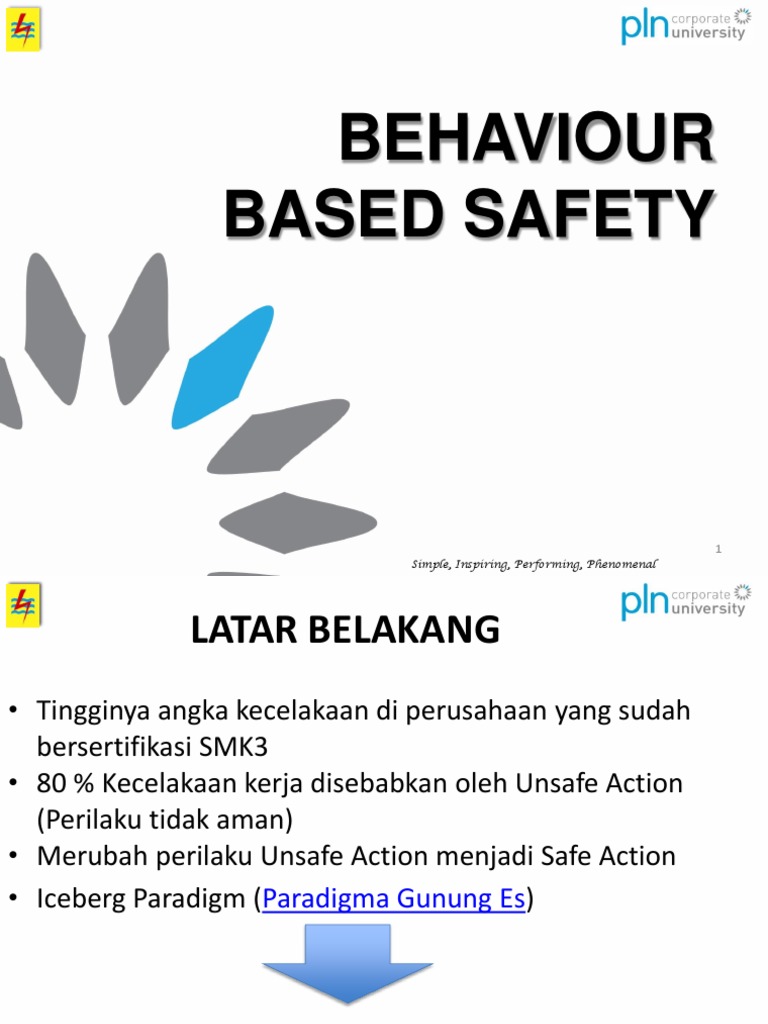 Prinsip Behavior Based Safety (BBS) | PDF | Bisnis