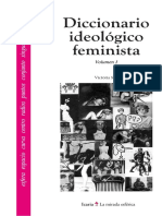 Victoria Sau Diccionario Ideologico Feminista I PDF