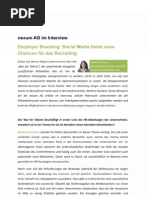 Download Employer Branding Social Media bietet neue Chancen fr das Recruiting by nexum AG SN38875088 doc pdf
