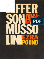 Pound, Ezra - Jefferson and - or Mussolini (Liveright, 1970)