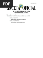 Gaceta Oficial de la República de Cuba 22 2018