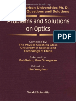 Problems and Solutions on Optics - Bai Gui-ru, Guo Guang-can, Lim Yung-kuo - 1st Edition