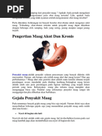 penyakit maag kronis