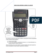 Uso - de - La - Calculadora - Casio FX 82 PDF