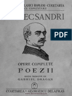 Alecsandri Poezii) PDF
