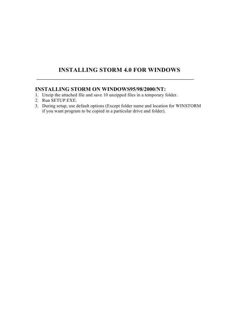 Installing Storm 4.0 on Windows | PDF