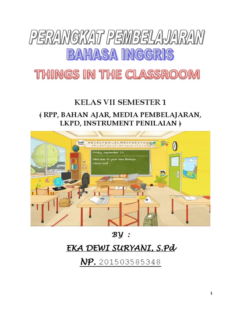 Rpp Bahasa Inggris Sd Tentang Telling Time