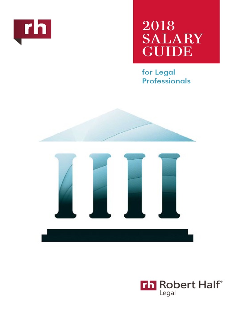 2018 Salary Guide CA Legal PDF Law Firm Salary
