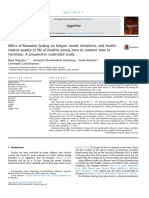 Nugraha Et Al. 2017-Appetite-Ramadhan Fasting QoL in Germany