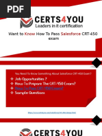 Know Salesforce: Want To How To Pass CRT-450 Exam