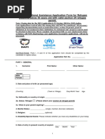 DAFI Bursary Application Form 2019 ST PDF