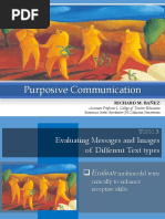 Purposive Communication: Richard M. Bañez