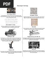 Timeline of Communication Evolution | PDF | Telephone | Communication