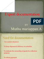 Export Documentation Presentation