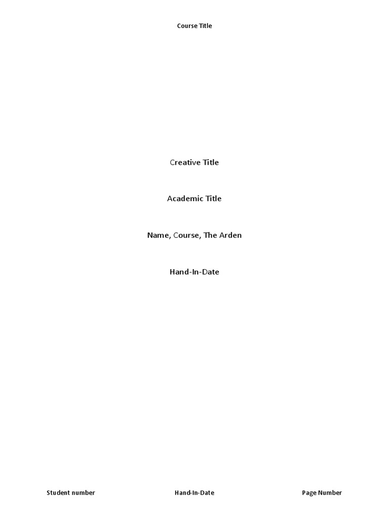 Course Structure and Submission Details | PDF