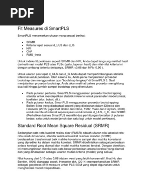 Skripsi Bab 4 Menggunakan Smartpls Ide Judul Skripsi Universitas