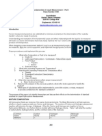 Fundamentals of Liquid Measurement IB