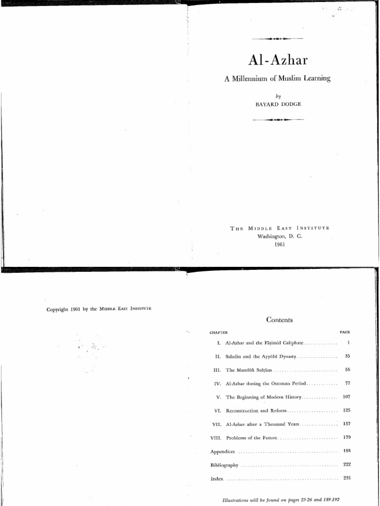 Al-Azhar, A Millennium of Muslim Learning PDF | PDF