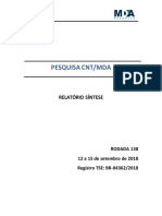 PESQUISA CNT/MDA 138