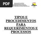Procedimentos para Requerimentos Atualizada em 2017