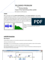 Aim: To Record The Voice and Display It'S Power Spectral Density (PSD) in Labview. Apparatus: Labview Installed Software and Microphone. Theory