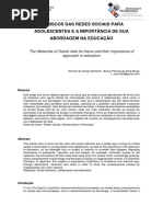 Os Riscos Das Redes Sociais Para Os Adolescentes