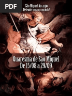 Quaresma São Miguel Arcanjo Formação Leoninas. PDF . Para Imprimir 