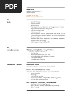 resume dental 2017-lesly lara