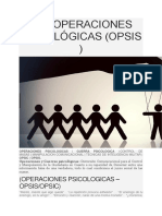 Inteligencia Aplicada en Operaciones Psicologicas