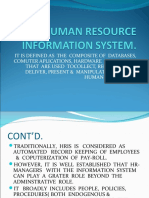 Human Resource Information System