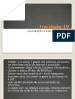 Unidade IV - Apresentação