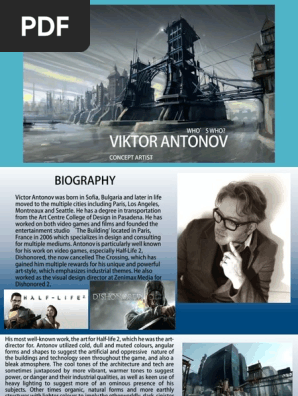 Concept Artist Bio - Viktor Antonov