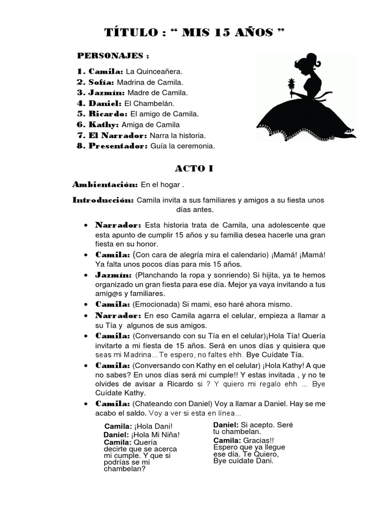 GUION TEATRAL Ocio