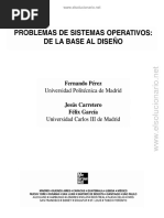 Problemas de Sistemas Operativos - Fernando Pérez - 2ed PDF