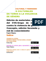 CVG Grupo de Mujeres Contra La Violencia de Género - Memoria Cultural Y Feminismo PDF