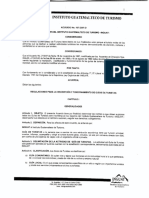 Decreto 187-2010 Del Instituto Guatemalteco de Turismo