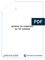 Manuel-Candidat TEF CANADA