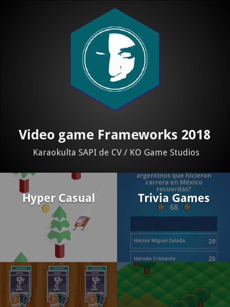 Video Game Frameworks 2018 | PDF | Computers