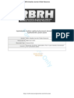 For Review Only: Hydrokinetic Turbine Optimal Placement Downstream of Hydroelectric Power Plant