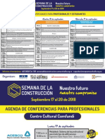 Agenda Semana de La Construcción