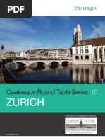 Opalesque Zurich Roundtable - Essential Updates For Hedge Funds and Investors