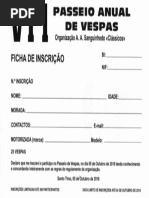 Vespas 5 Outubro 2018 Inscricao
