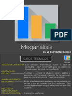 Resultados Encuesta Meganalisis Septiembre 2018 