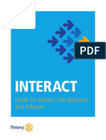 Interact Guide For Rotary Club Sponsors and Advisers